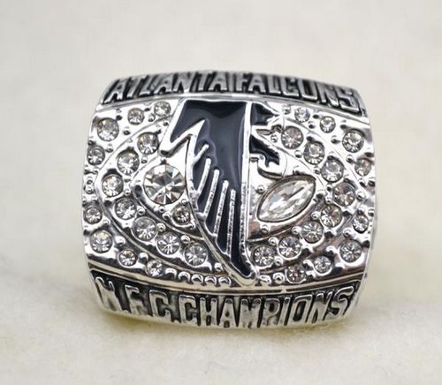 NFL Atlanta Falcons World Champions Silver Ring